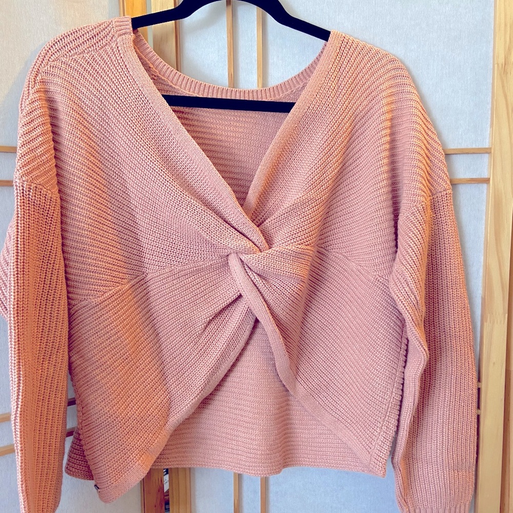 Hollister Twist Cross Sweater
